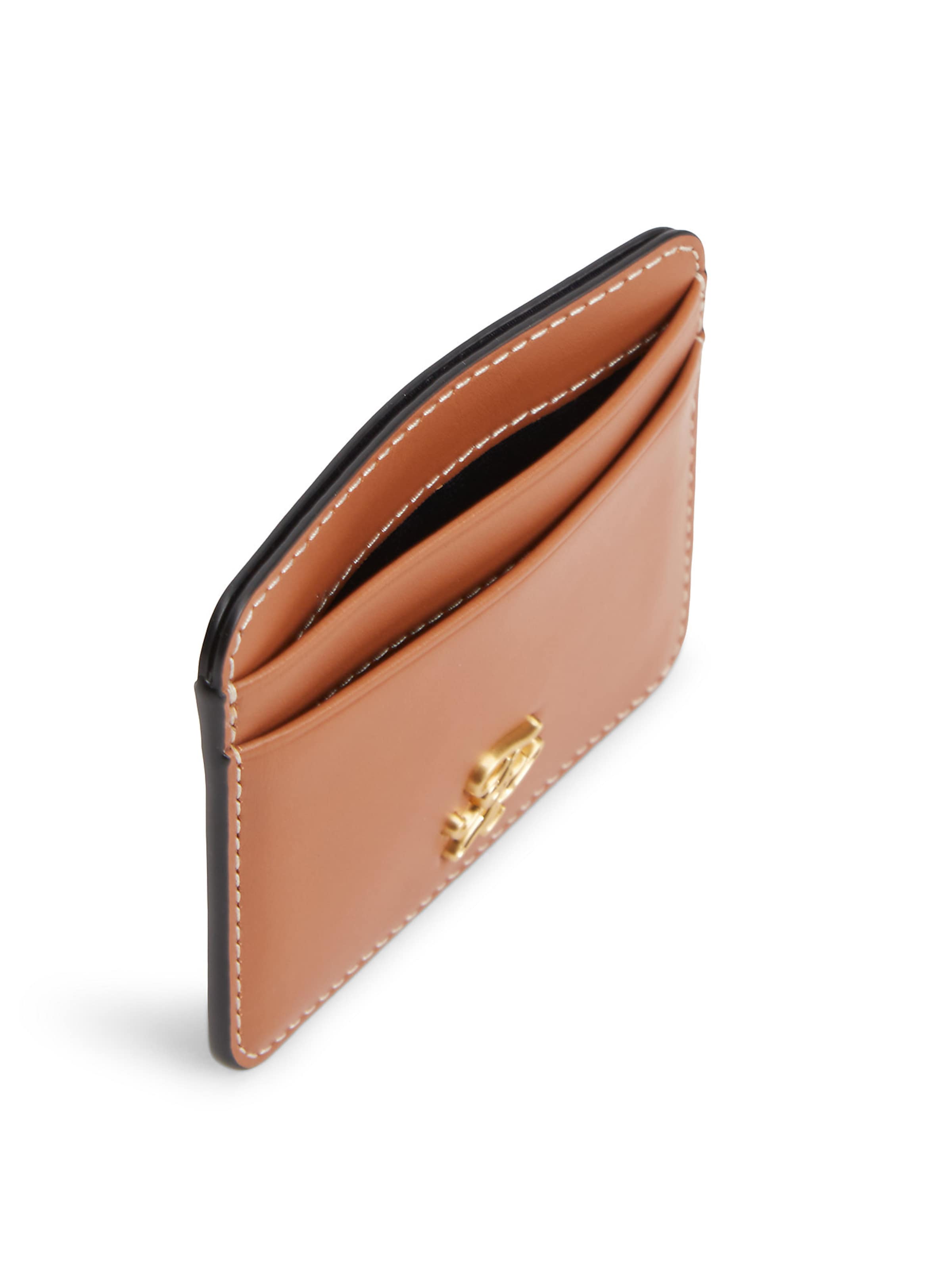 TOMMY HILFIGER Kartenetui in Braun