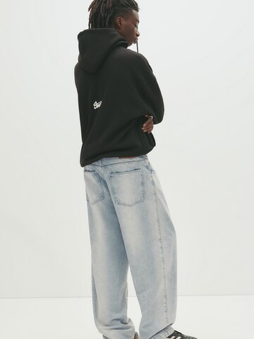 Pull&Bear Baggy Džíny – modrá