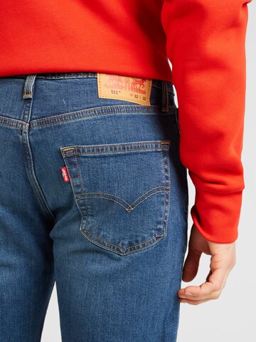 LEVI'S ® Slimfit Jeans '511 Slim' i blå