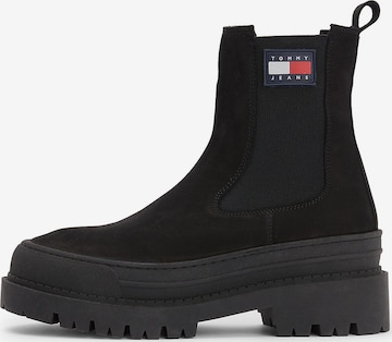 Tommy Jeans Chelsea Boots in Schwarz: predná strana