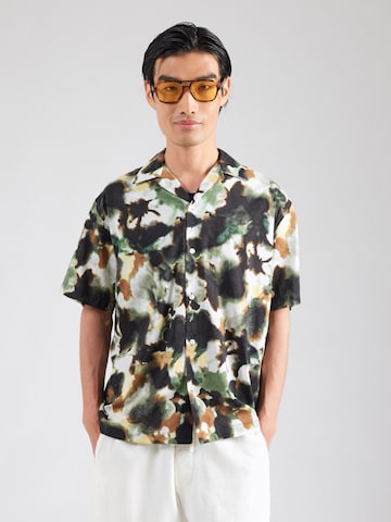 SELECTED HOMME - Ajuste confortable Camisa 'SLHRLXAIR' en verde: frente