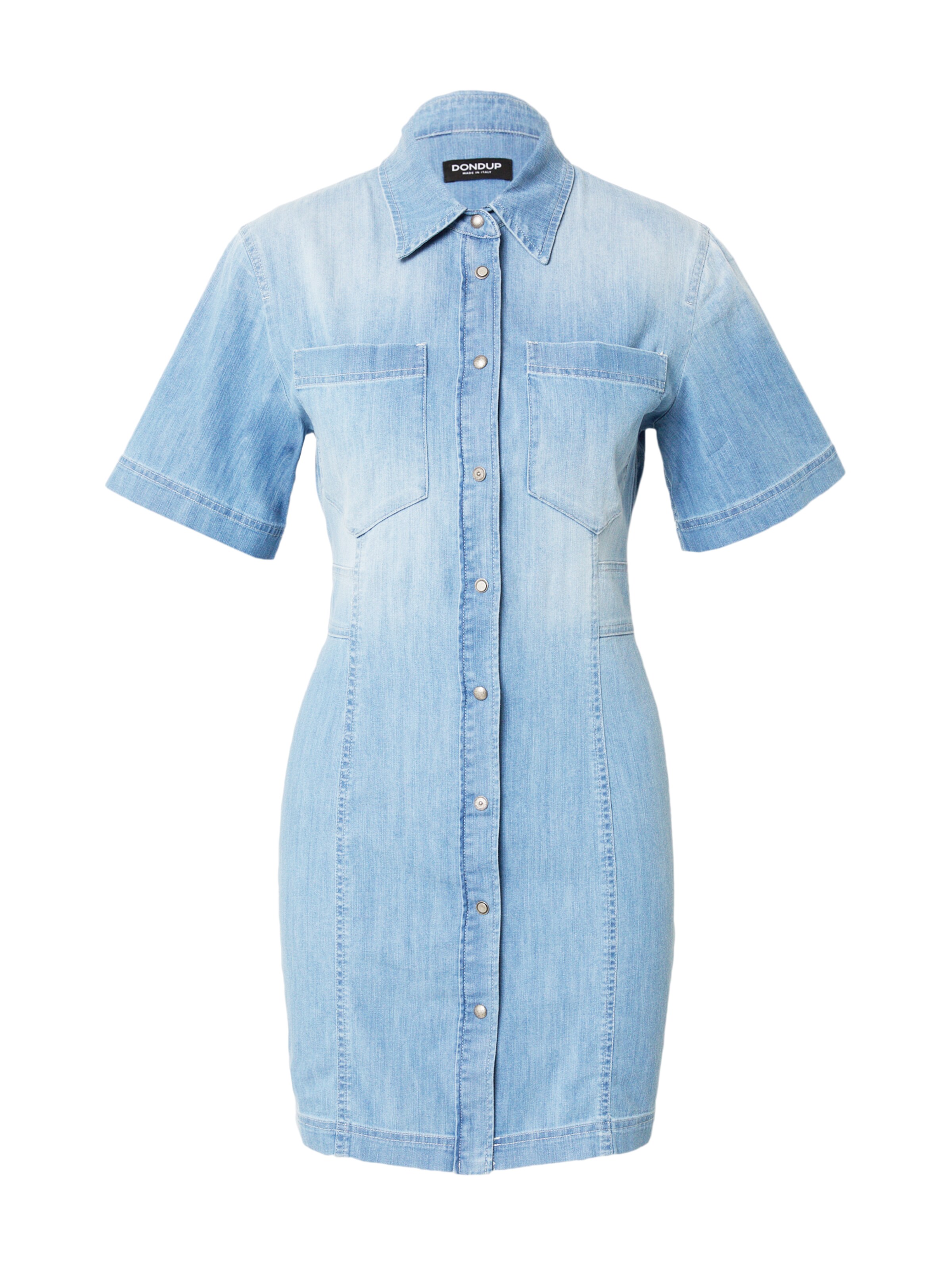 Abito camicia di Dondup in blu: frontale