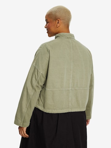 Esprit Curves Prehodna jakna | zelena barva