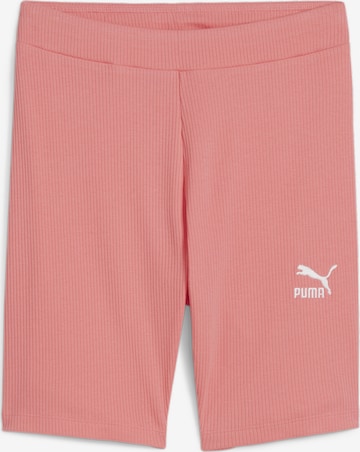 Regular Pantalon de sport PUMA en rose : devant