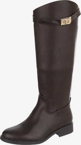Ital-Design Boots in Brown: front
