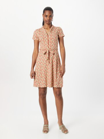 King Louie Shirt dress 'Emmy' in Orange: front