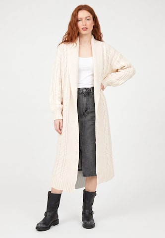 DreiMaster Vintage - Sobretudo de malha em branco: frente