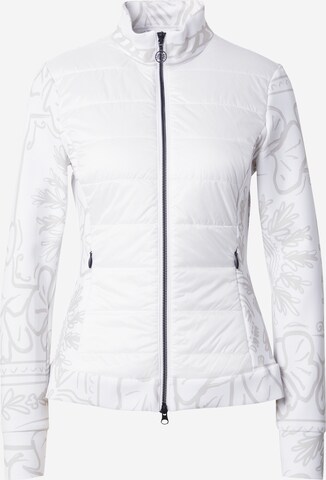 Sportalm Kitzbühel Zip-Up Hoodie 'Congress' in White: front