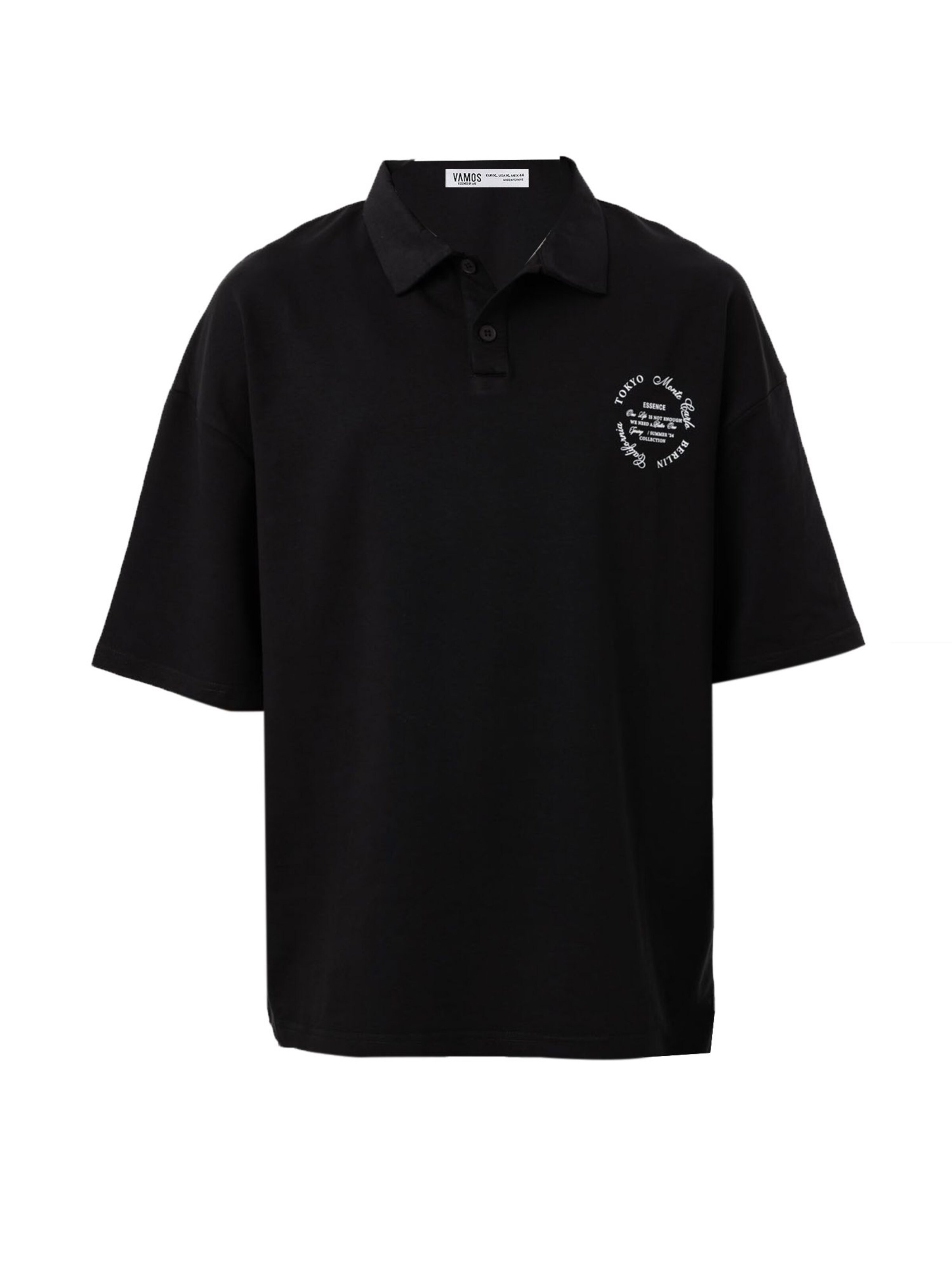 VAMOS CLO Särk, värv must: eest vaates