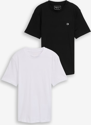 TOM TAILOR DENIM Paita värissä musta: etupuoli