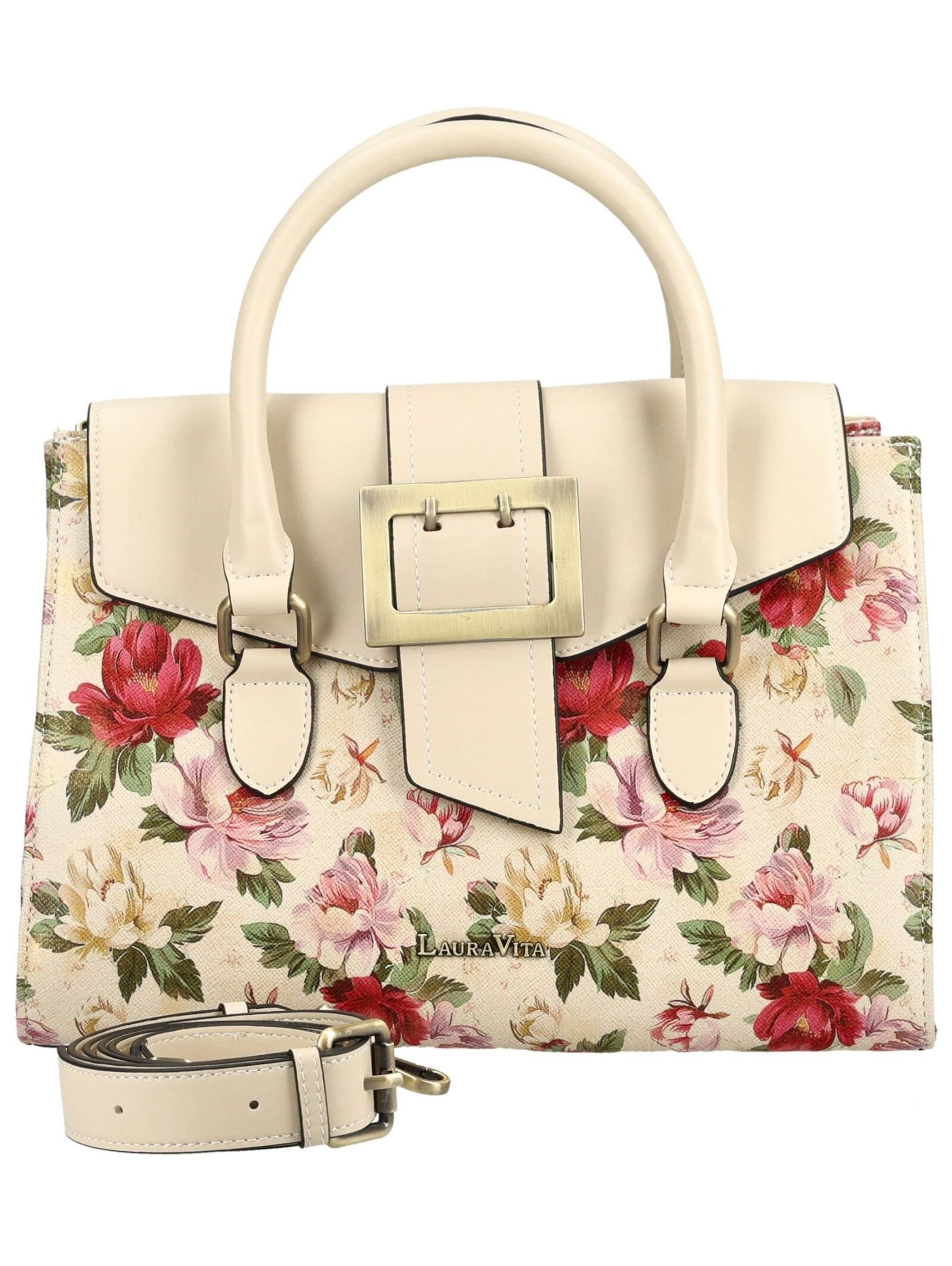 Laura Vita Handtasche in Beige: Vorderseite