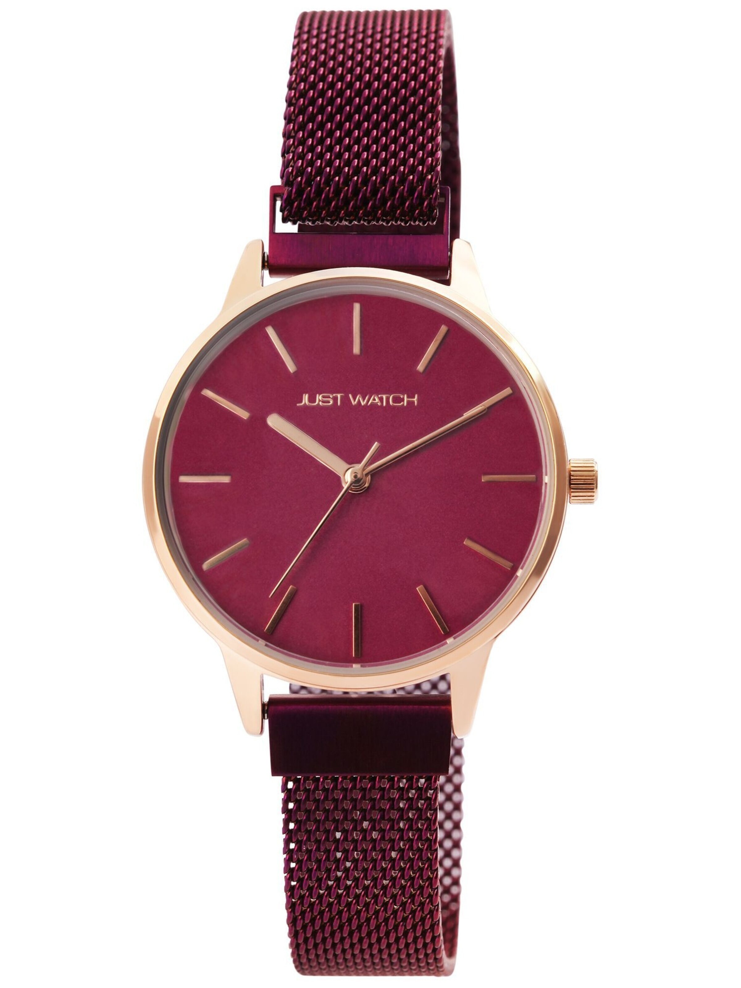 Just Watch Analog Watch 'Malva, 3 ATM' in Red