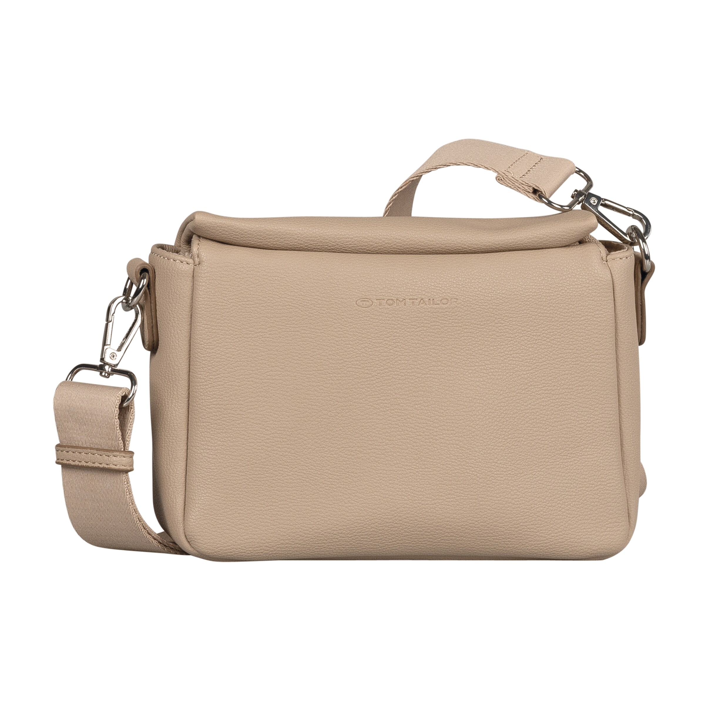 TOM TAILOR Crossbody Bag in Beige: front