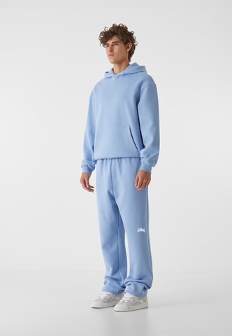 Lost Youth Loosefit Byxa i blå