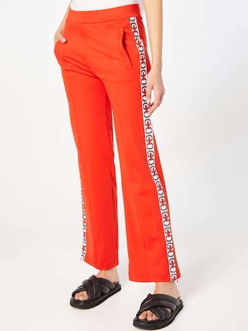 LOOKS by Wolfgang Joop Regular Trousers in Red: front