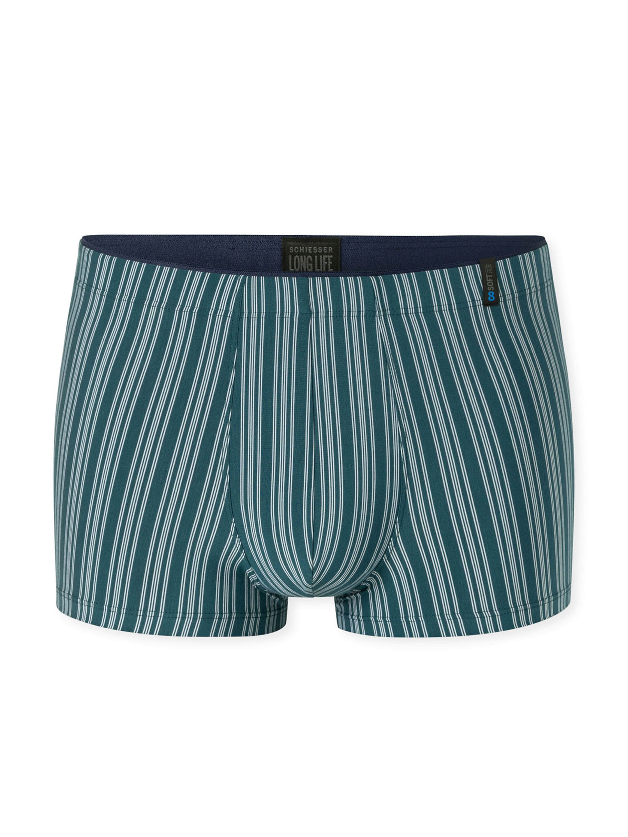 Boxers 'Long Life Soft' SCHIESSER en vert : devant