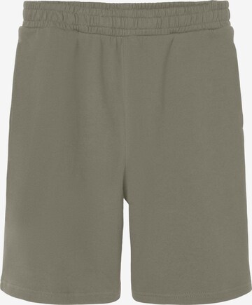 Loosefit Pantalon NAME IT en vert : devant