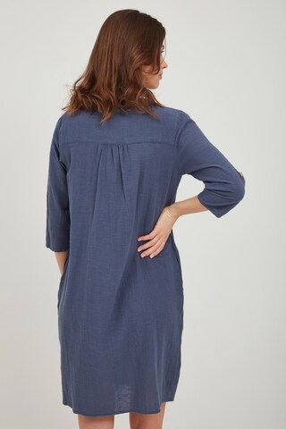 Fransa Shirt Dress in Blue