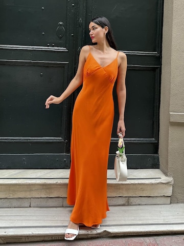 For You Moda Jurk in Oranje
