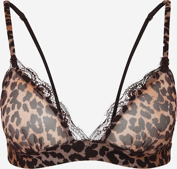 LOVE StoriesTrokutasti Grudnjak 'Filippa' - smeđa boja: prednji dio