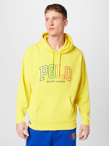 dzeltens Polo Ralph Lauren Sportisks džemperis: no priekšpuses