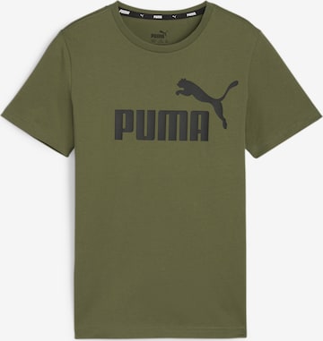 PUMA Shirt 'Essentials' in Green: front