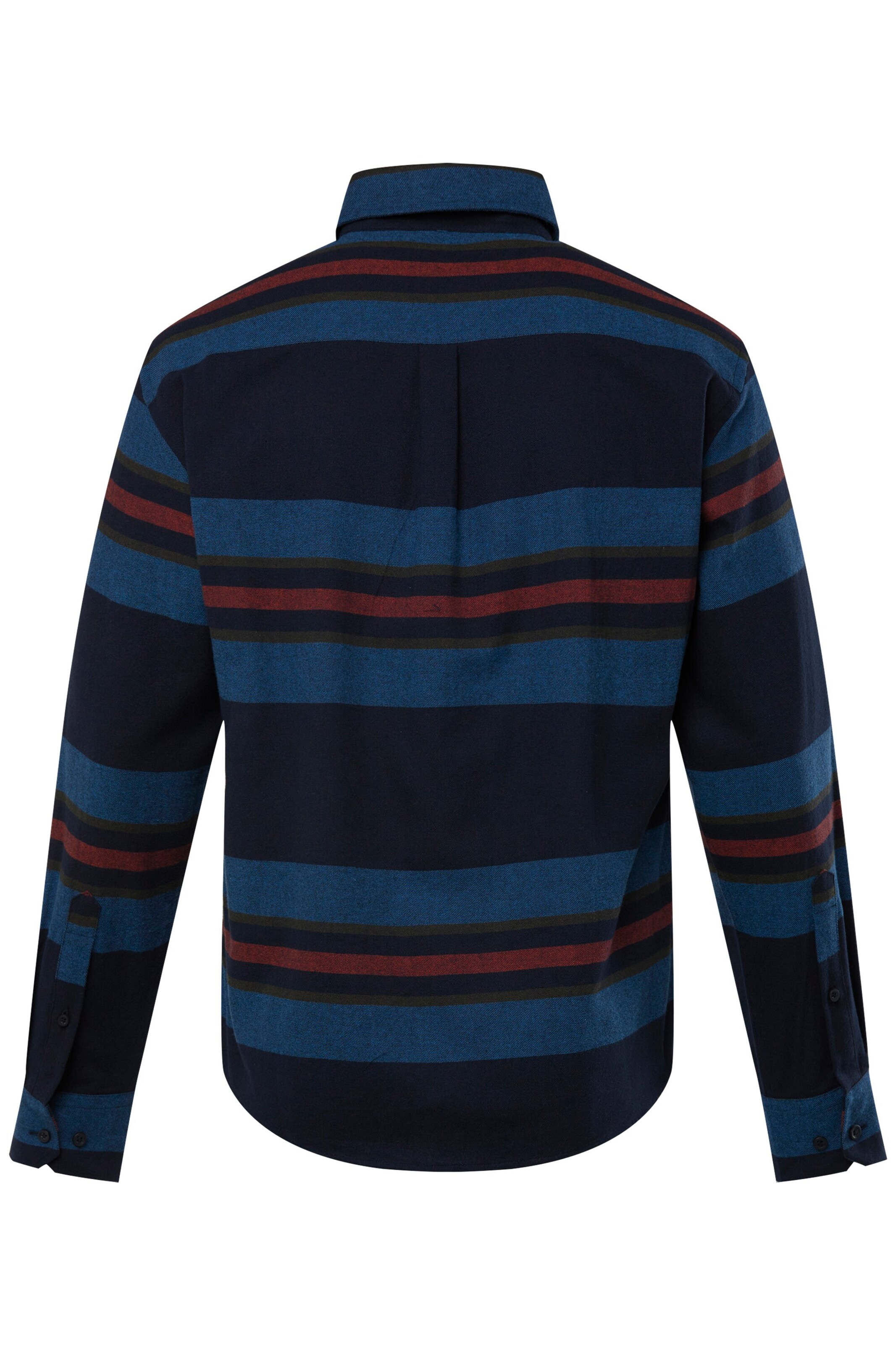 Men Plus Regular fit Button Up Shirt in Blue