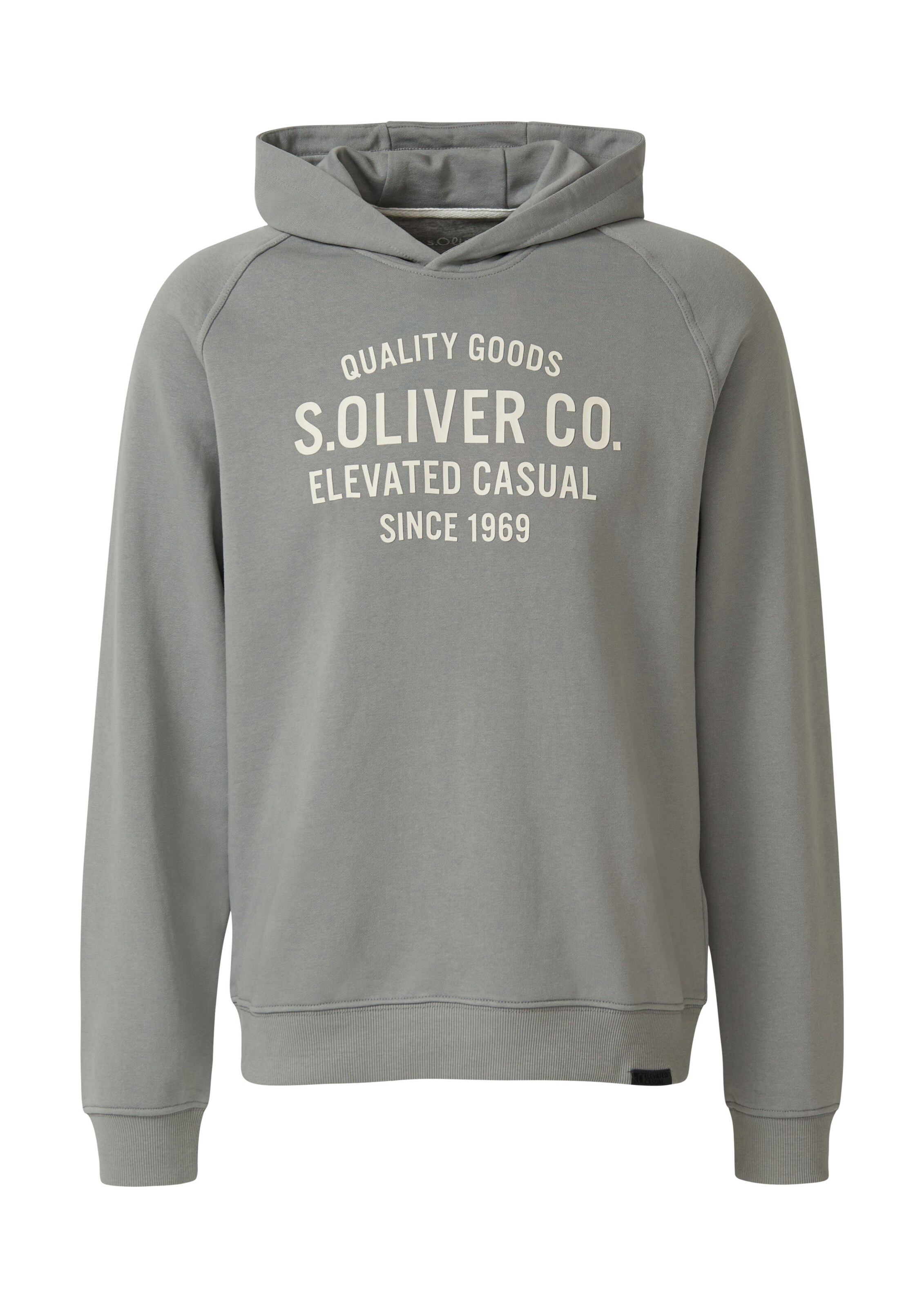 Sweat-shirt s.Oliver en gris : devant