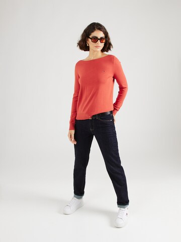 TOMMY HILFIGER Pullover in Rot
