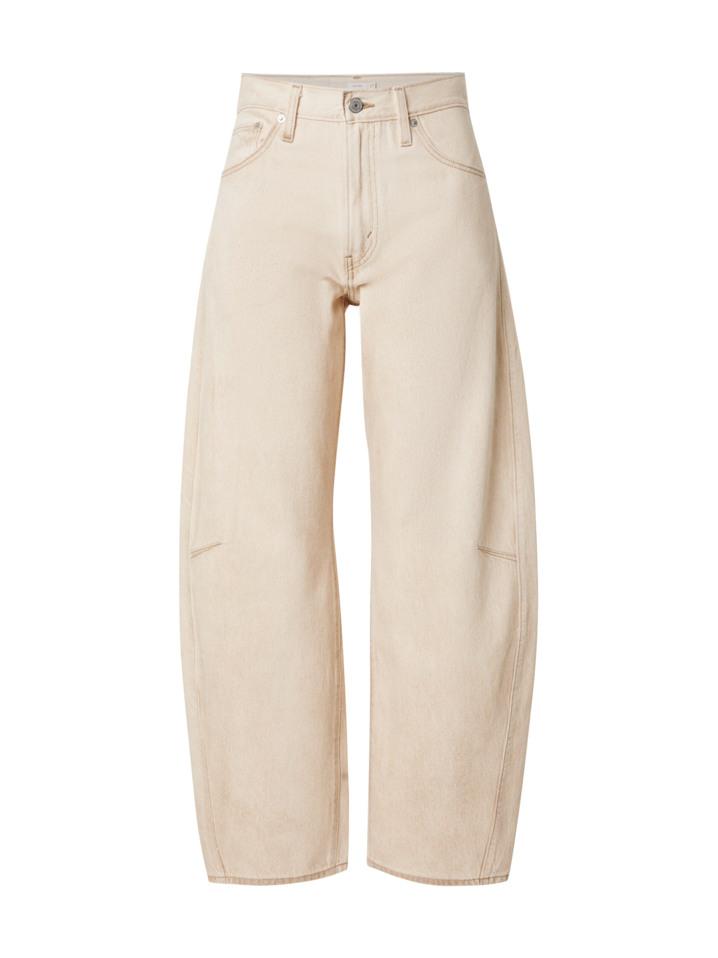 LEVI'S ® Wide leg Jeans 'Cinch Barrel' i beige: framsida