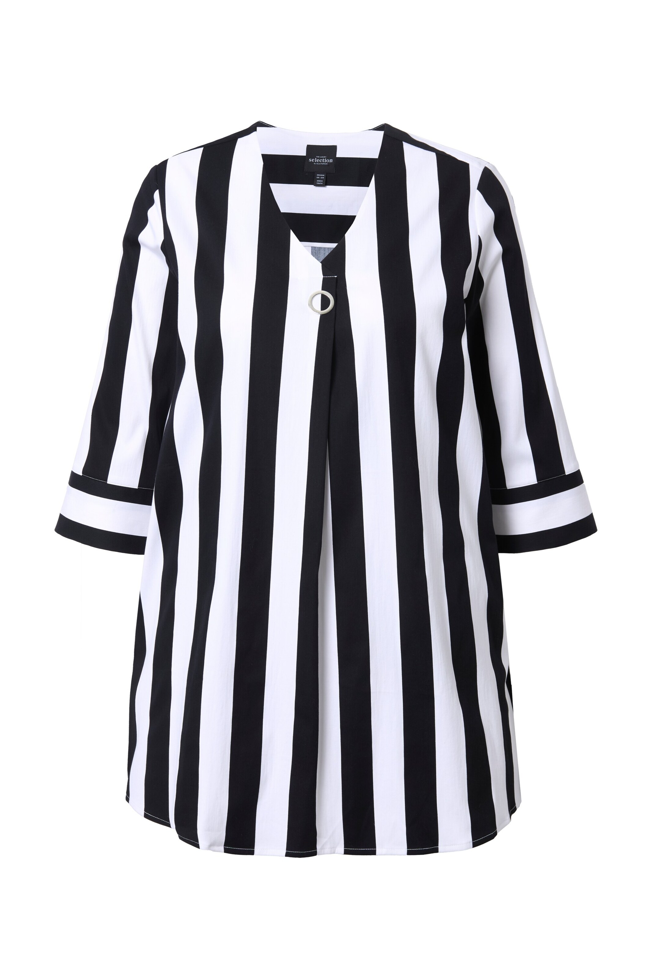 Ulla Popken Tunika in Schwarz: Vorderseite