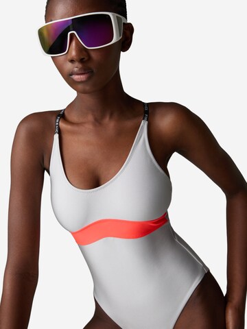 Bogner Fire + Ice Swimsuit 'Fabula' in Silver