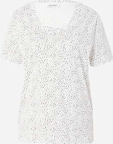 ESPRIT T-shirt i vit: framsida