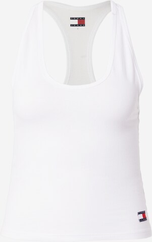 Maillot de corps Tommy Jeans en blanc : devant