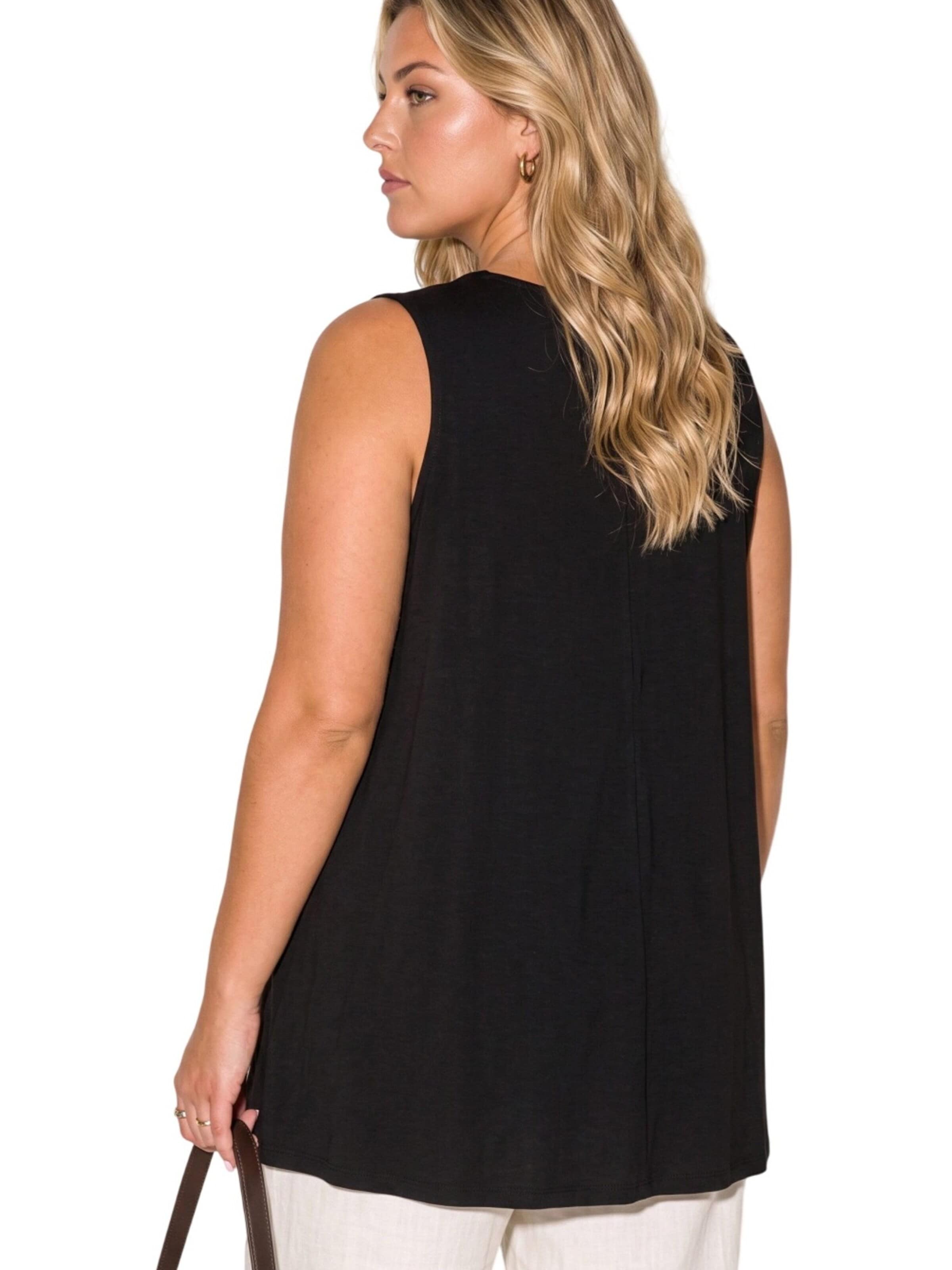 Shape Of You Bluse‌‌‌‌ in Schwarz