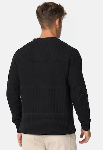 INDICODE JEANS Pullover 'Justice' in Schwarz