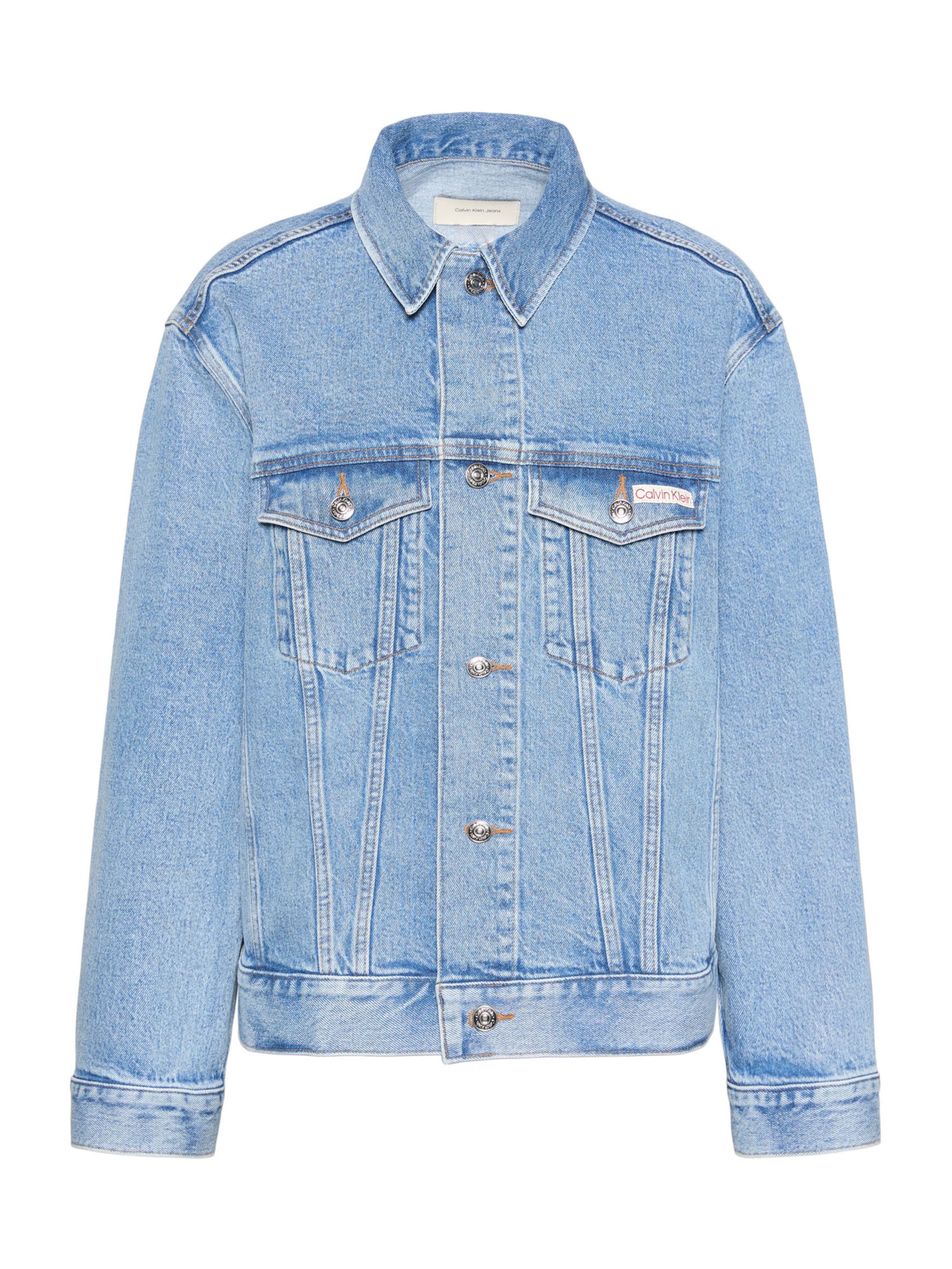 Calvin Klein Jeans Átmeneti dzseki - kék: elől