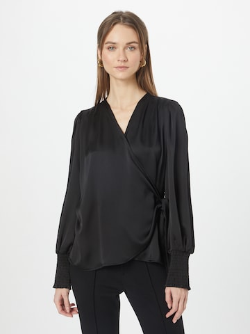 Camicia da donna 'Leika' di co'couture in nero: frontale