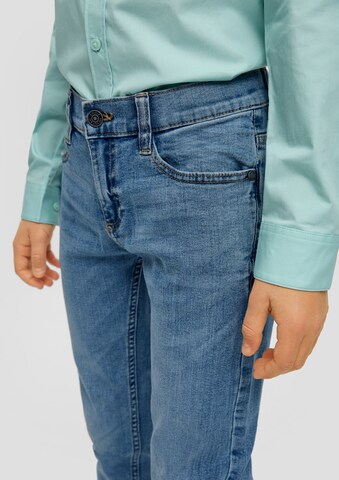 s.Oliver Slimfit Jeans 'Seattle' in Blauw