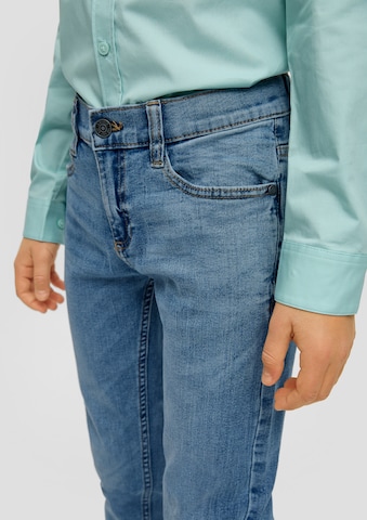 s.Oliver Slimfit Jeans 'Seattle' in Blau