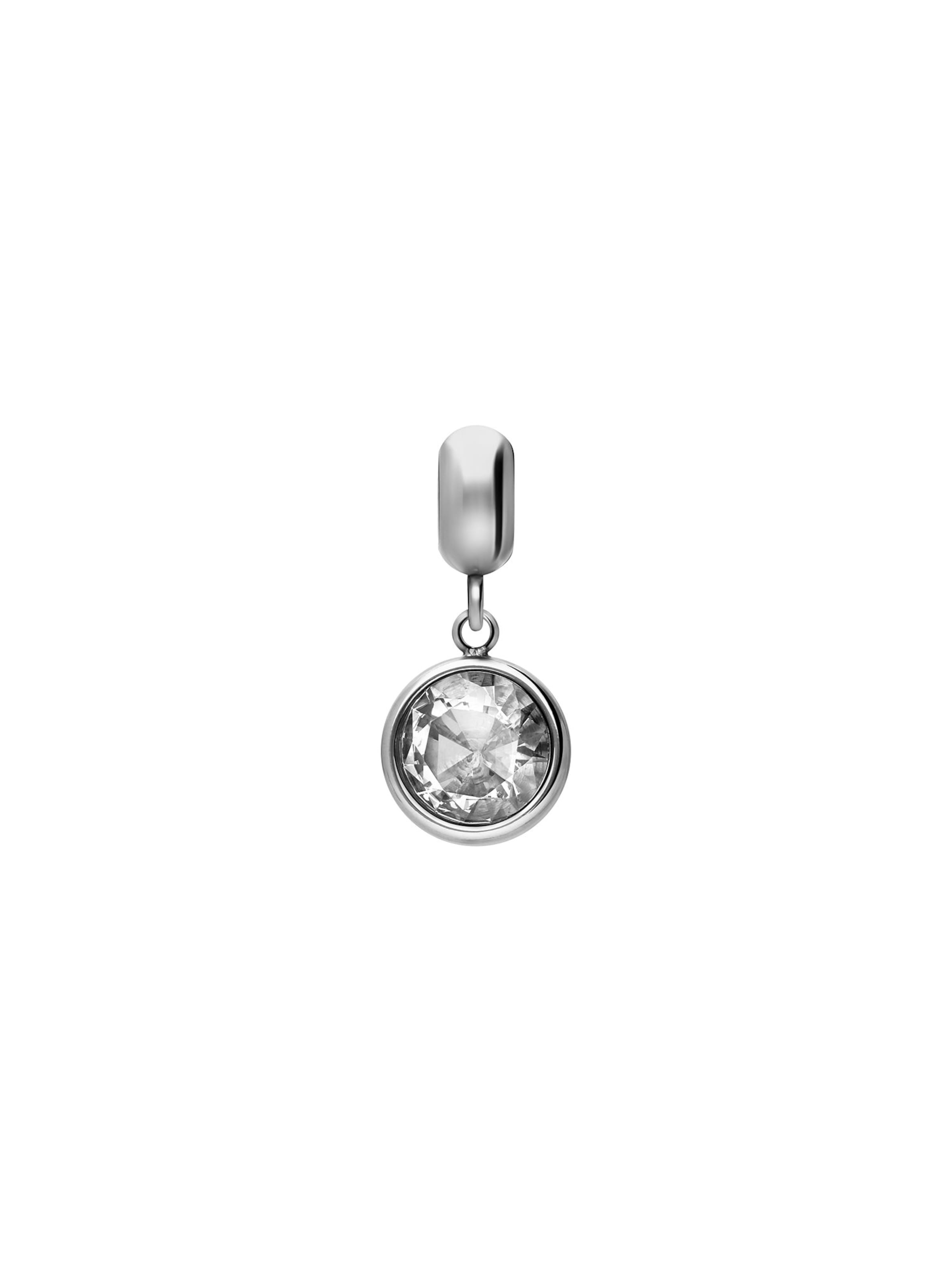 Lucardi Pendant 'Basic' in Silver: front