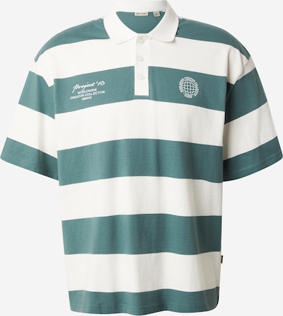 Marškinėliai 'ONSDEVIN' iš Only & Sons, spalva – tamsiai žalia / balta, Prekių apžvalga