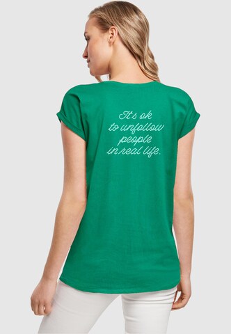 Merchcode Shirt 'Heartbreak X' in Green