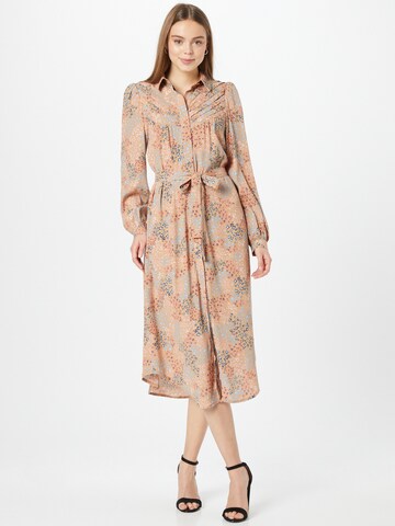 NÜMPH Shirt Dress 'Ville' in Brown