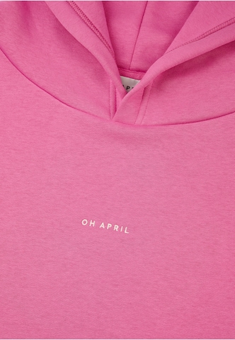 Sweat-shirt 'Boyfriend' OH APRIL en rose
