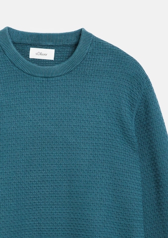Pull-over s.Oliver en bleu : devant