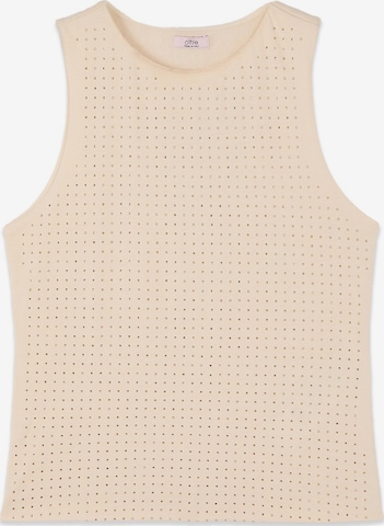 Haut oltre en beige : devant