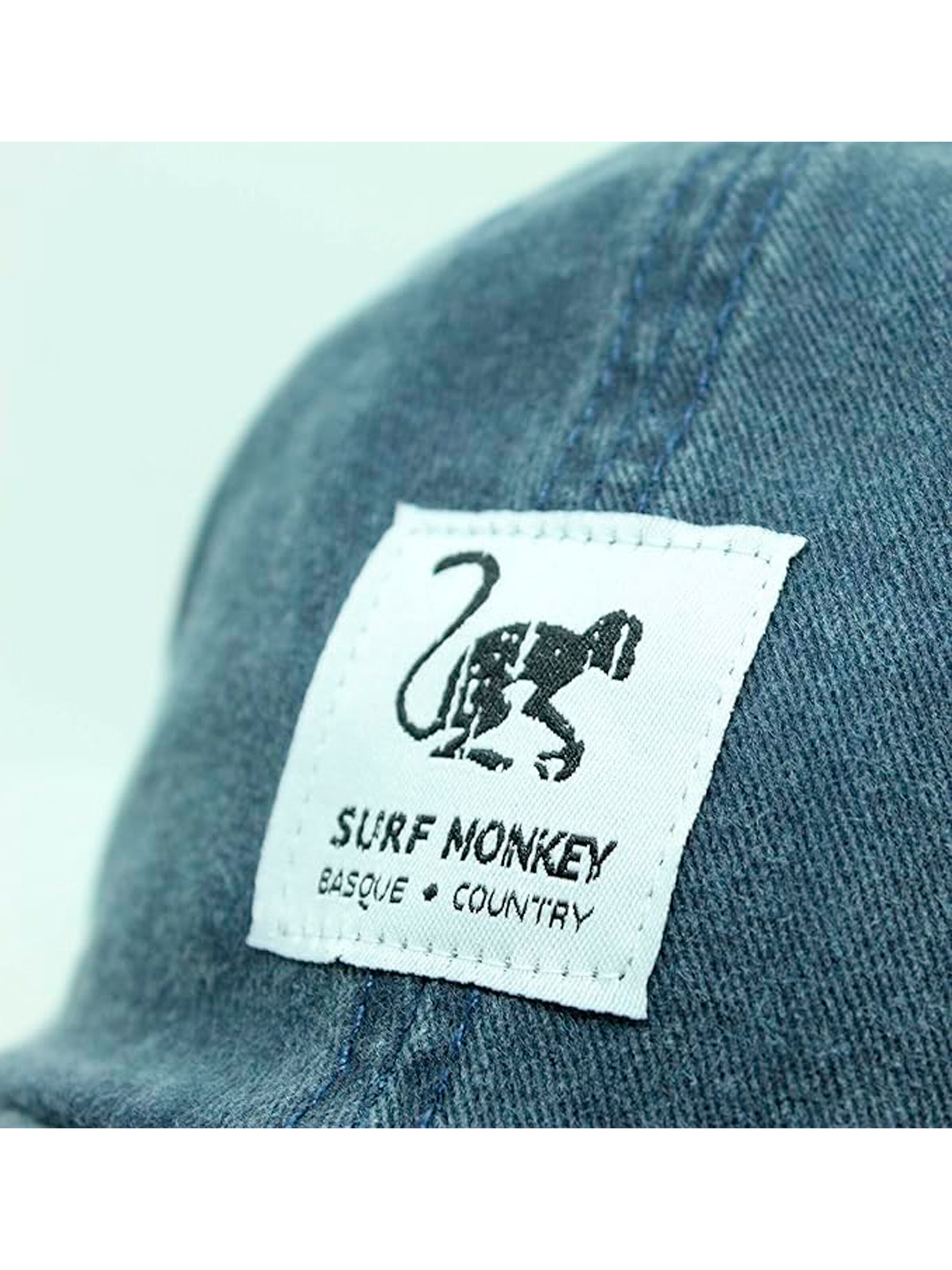 Surf Monkey Athletic Cap in Blue