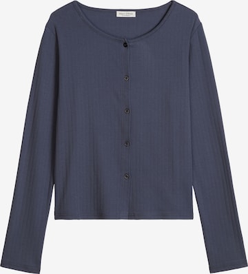 Cardigan ' Classic ' Marc O'Polo en bleu : devant