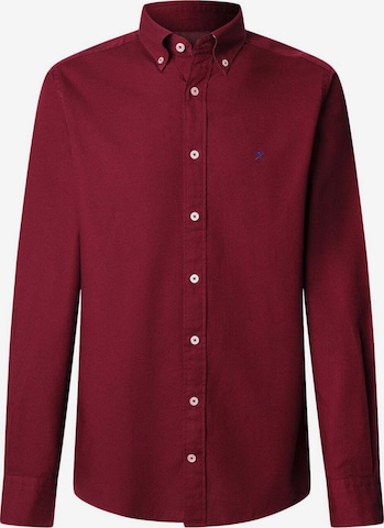 Chemise 'Ess' Hackett London en rouge : devant